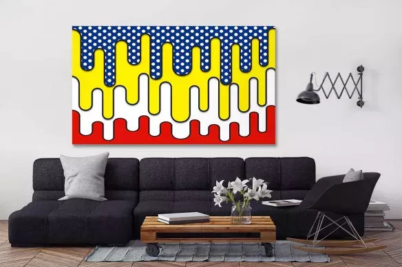 Tableau Promotion : Pop Art Abstrait