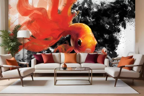 Papier peint mur GoldFish par D. Oztel
