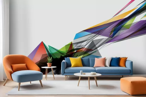 Papier peint Triangle de couleur