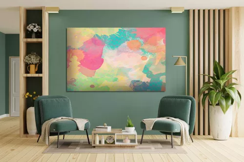 Toile abstraite Pastel