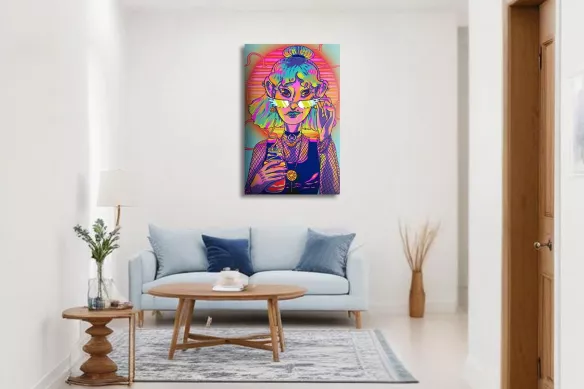 Tableau déco Coloré - Crépuscule Club