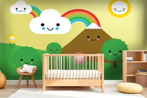 papier peint enfant la foret