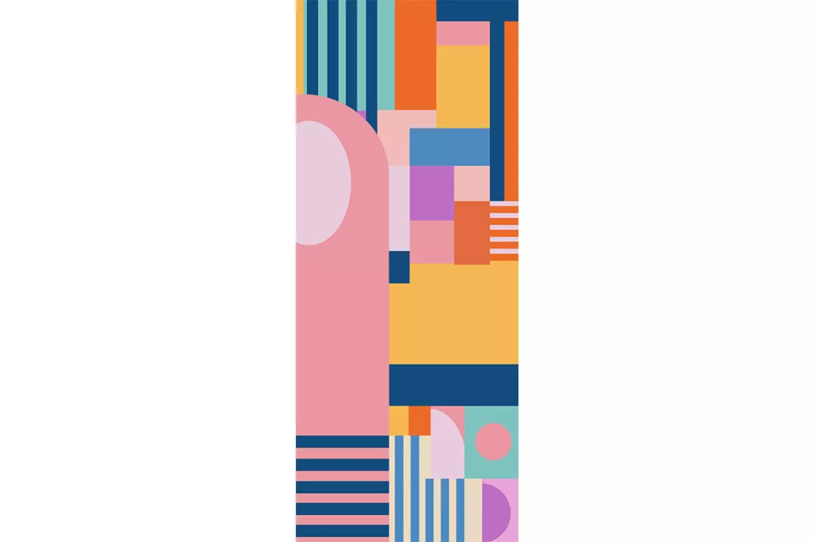Stickers de Porte dans un salon - Géocolor
