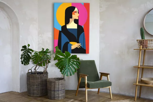 Toile Murale - La Dame de Bauhaus