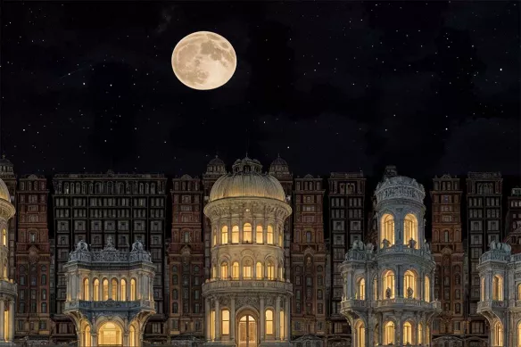 Papier Peint panoramique salon – Comme dans un livre