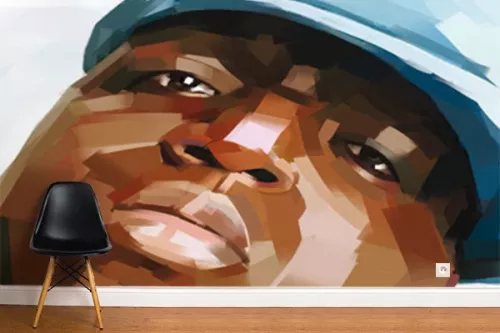 Poster mural Notorious BIG par D. Oztel