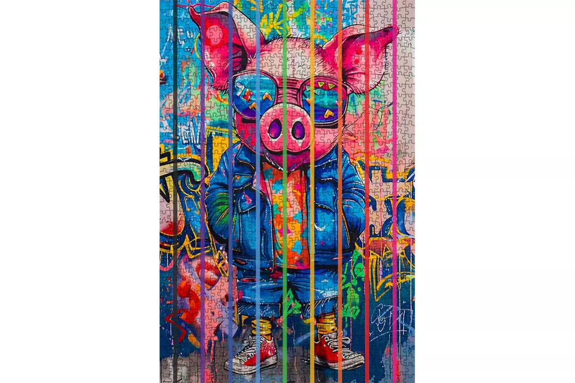 Tableau Street Art salon - Badass Pink