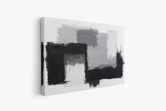 Toile Noir et Blanc - Black Attrack