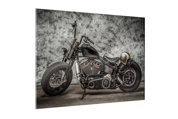 Tableau sur verre - Moto vintage
