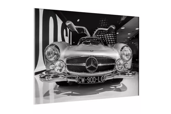 Tableau en verre - Mercedes vintage