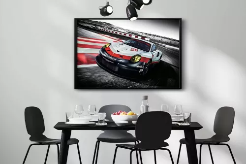 impression sur verre - Pleine course