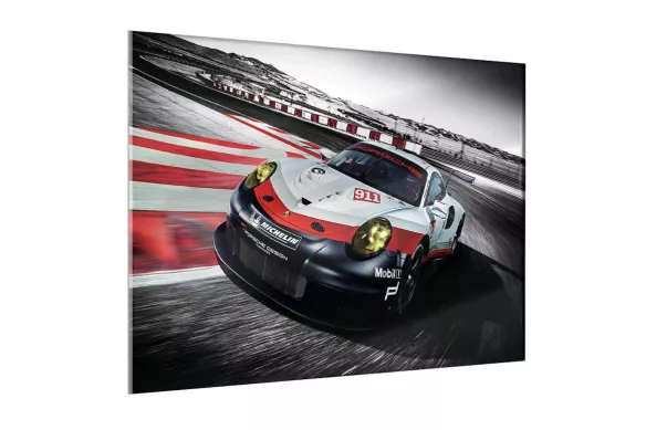 impression sur verre - Pleine course