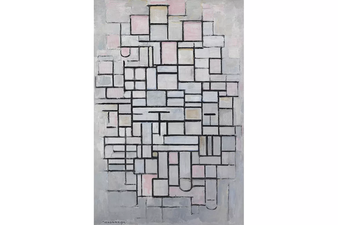 Tableau Mondrian Composition IV