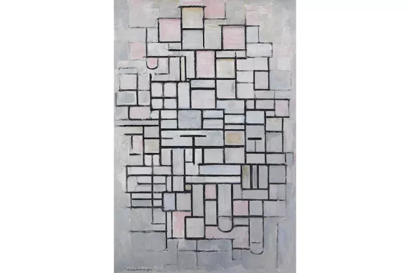Tableau Mondrian Composition IV