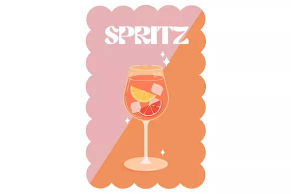 Tableau déco Cuisine Spritz