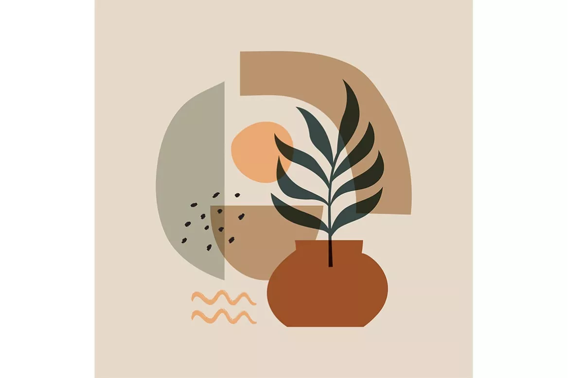 Tableau minimaliste Havre de Nature