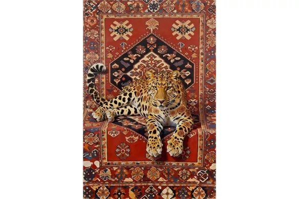 Tableau tigre oriental- Compagnon du prince