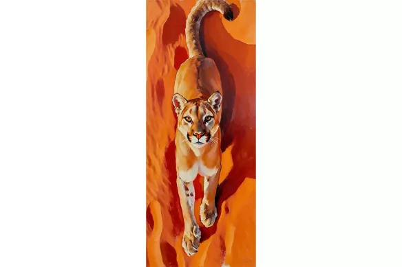 décoration pour porte - Puma des sables