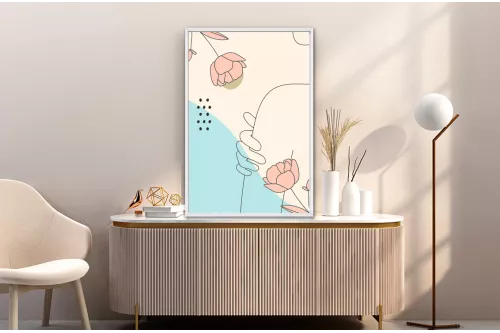 cadre Minimaliste - Florilège painting_white_frame_vertical