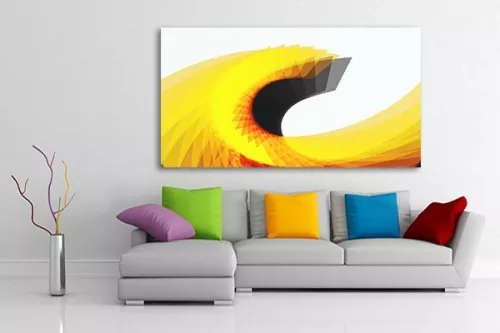 Tableau abstrait  salon wave