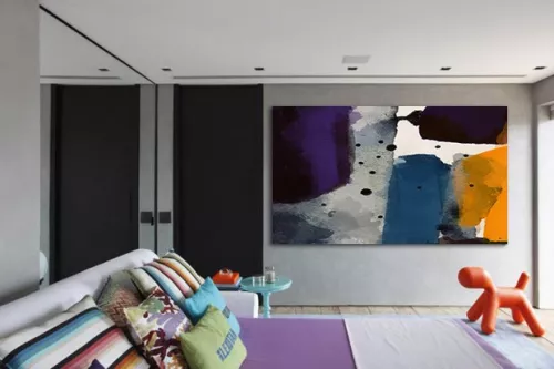 decoration chambre Tableau abstrait Marquise