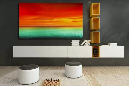 Tableau déco Couché de Soleil Intense