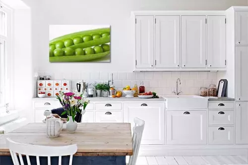 Tableau contemporain design pois