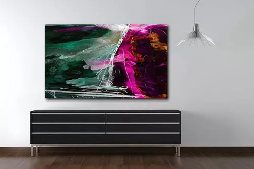 Tableau déco abstrait Nahéma