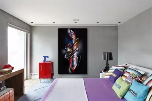 Tableau abstrait déco Ectoplasme