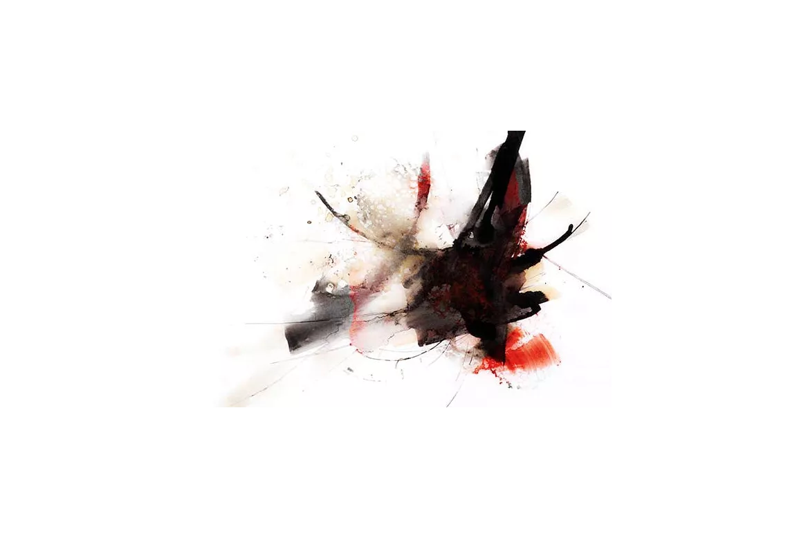 Tableau déco abstrait bombe abstraite