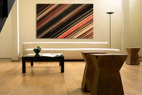 Tableau abstrait design Diagonal