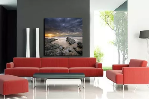 Tableau design calme plat 