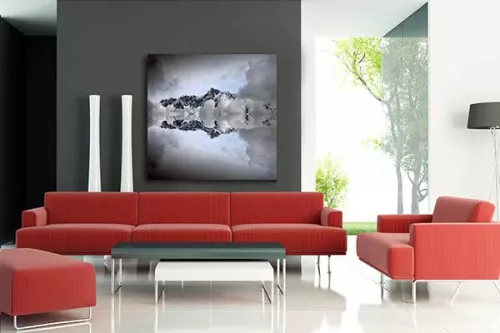Tableau contemporain Mont-Blanc