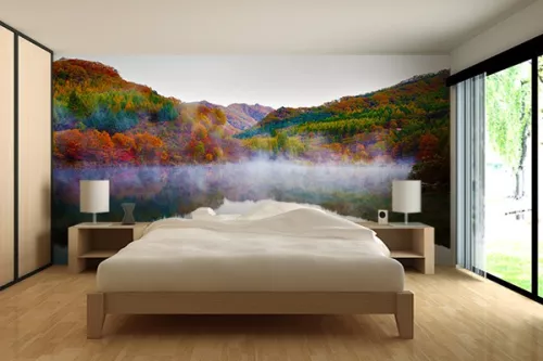 Papier Peint Chambre Foret en Automne