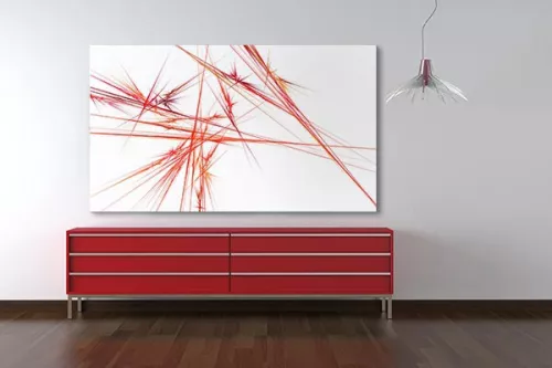 murale déco Tableau abstrait tesla