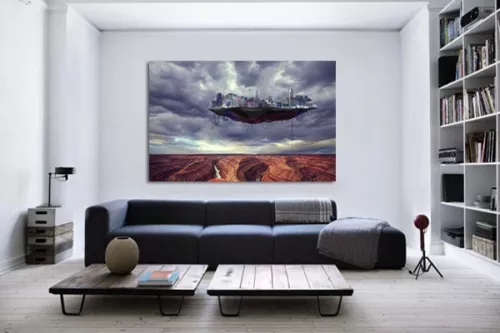 Tableau contemporain Rescapée