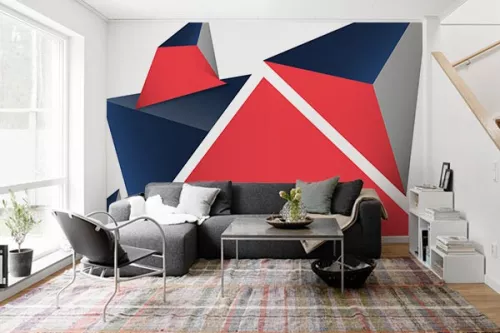 Papier peint xxl Tétraèdre