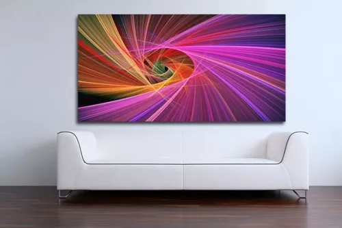Tableau abstrait déco Cortège