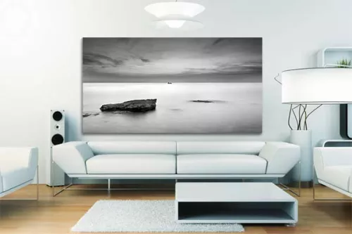 Tableau noir et blanc Etendu