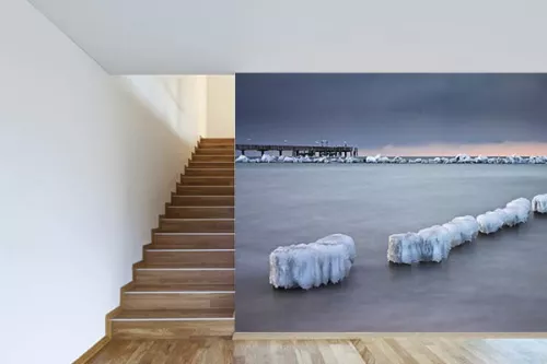 Papier peint photo Blue snow