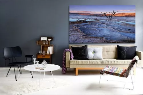 Tableau moderne peinture du désert