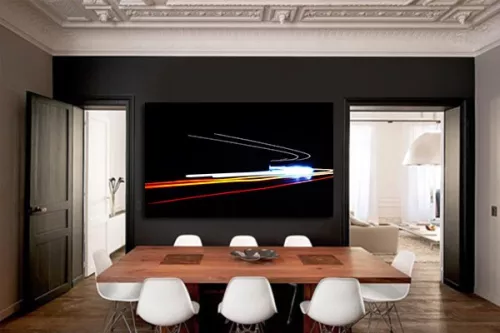 Tableau abstrait Etoile Filante