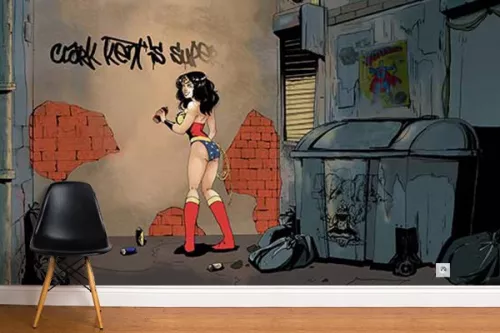 Papier peint Wonder Woman