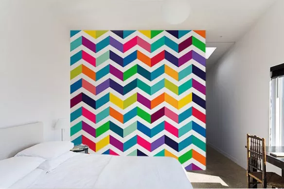 Papier peint abstrait Colorful