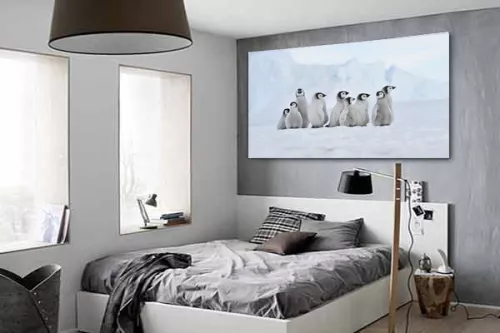 Tableau Design Troupe de pinguins