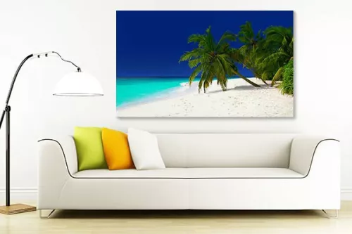 Tableau déco île intense