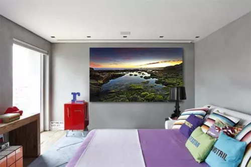 Tableau chambre Echoué sur les galets
