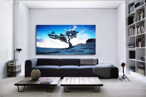 Tableau contemporain paysage provençal