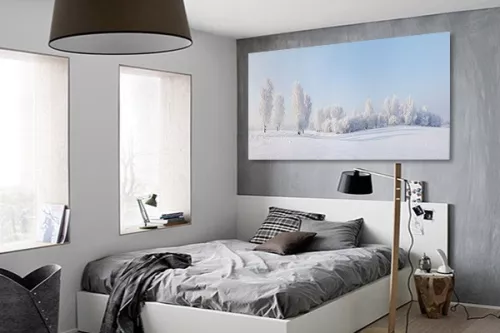 Toile déco Blanc comme neige