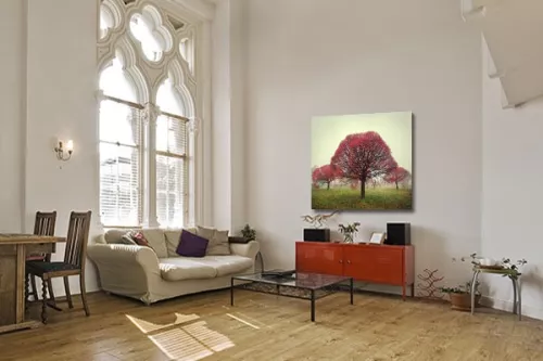 Déco murale feuillage d'automne